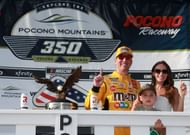 Kyle Busch and his family